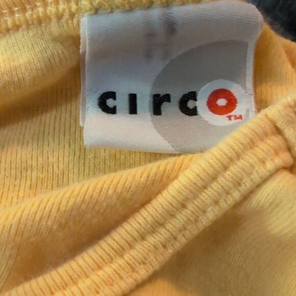 Y2k 90s Circo Yellow Orange Plaid Seersucker Daisy Flower Sundress Infant Girl - Picture 2 of 6